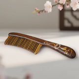 Wooden Handcrafted Hair Artisan Comb - Everlasting Joy