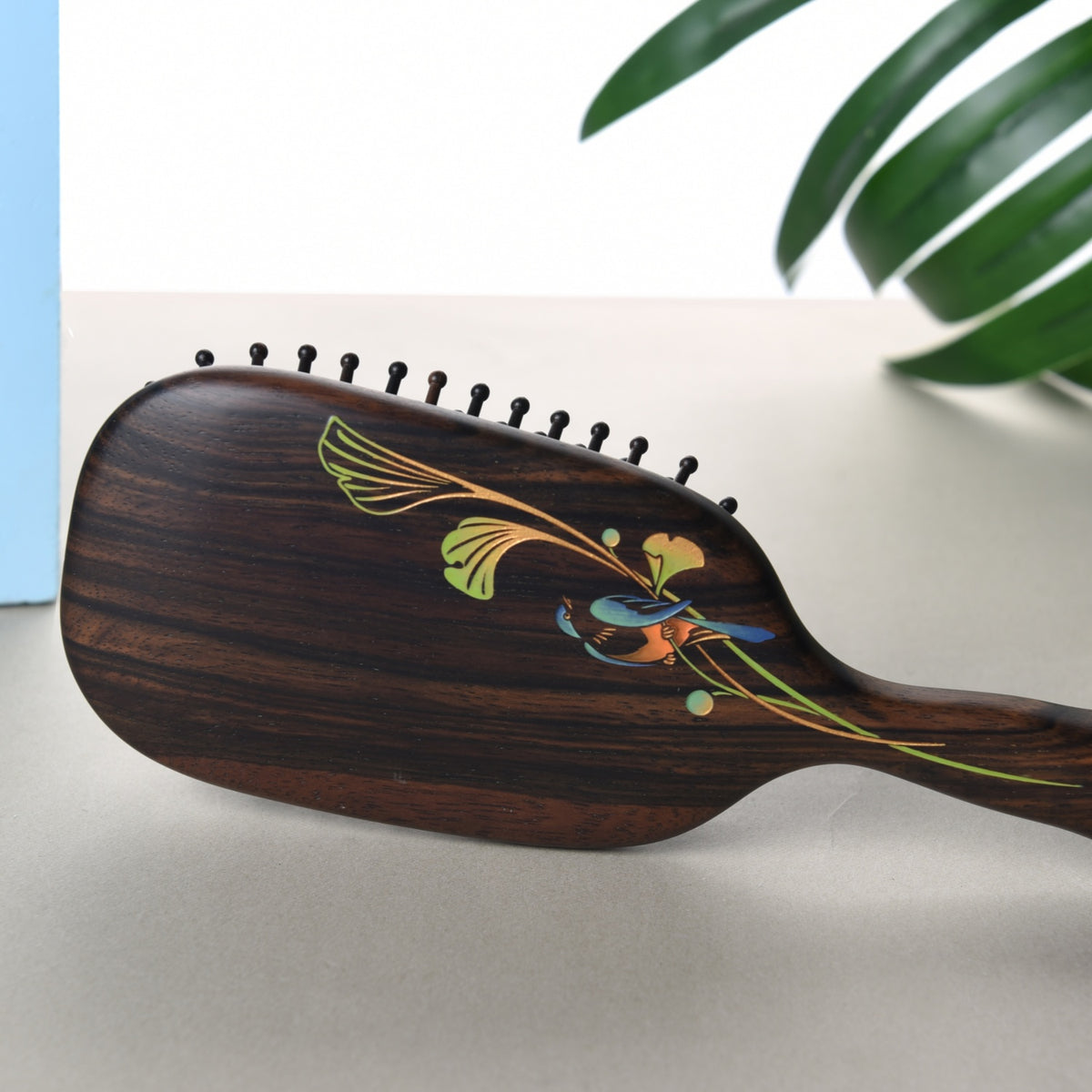 Ebony Wood Hair Brush-Lucky in Life