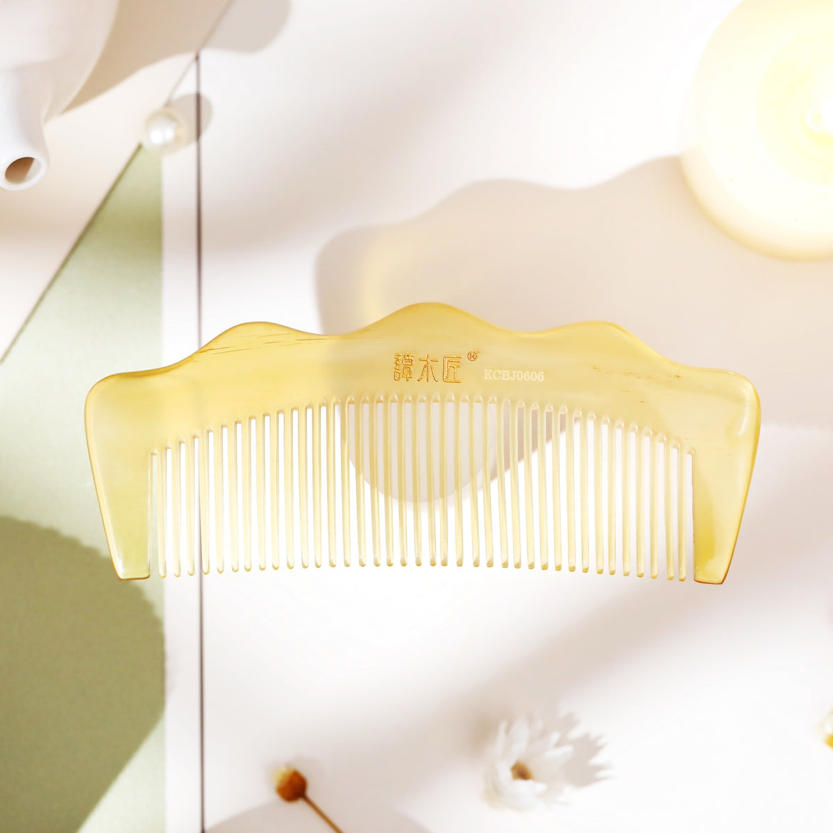 Mountain Shape Sheep Horn Comb