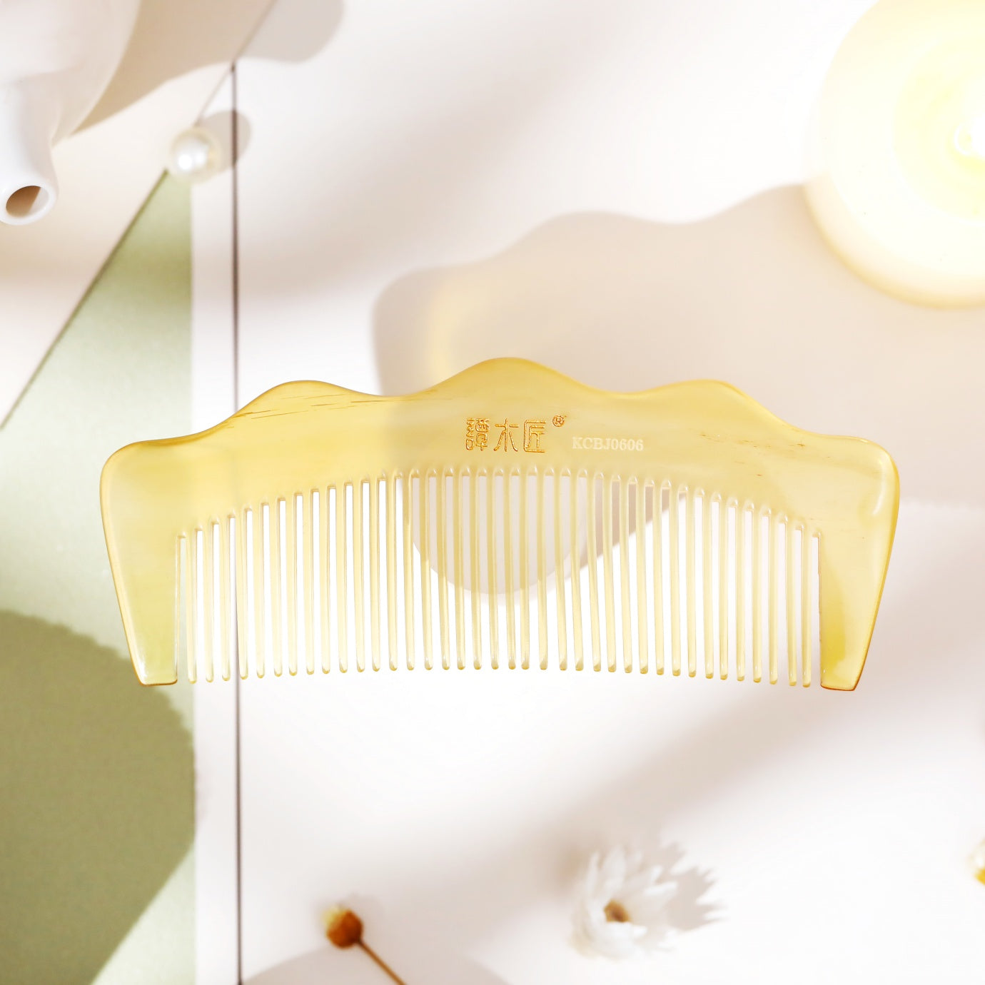 Mountain Shape Sheep Horn Comb