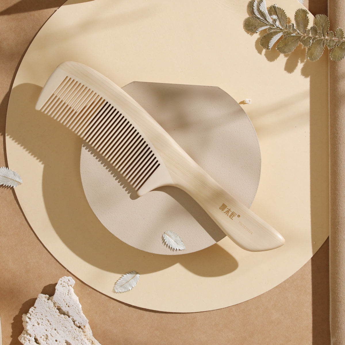 Wooden Fine Tooth Hair Comb-2