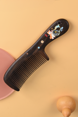 Cute Dog Wood comb