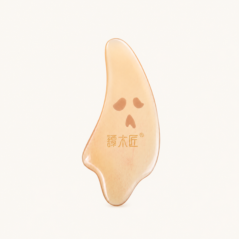 Little Devil | Lacquer Art Craft White Horn Gua Sha Board