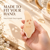 Little Devil | Lacquer Art Craft White Horn Gua Sha Board