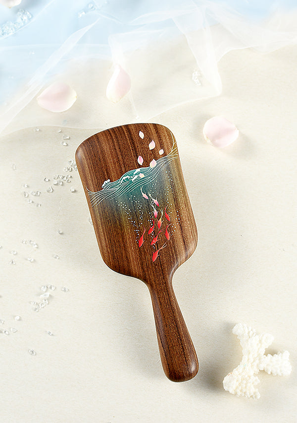 Carp jumping  Paddle hair brush