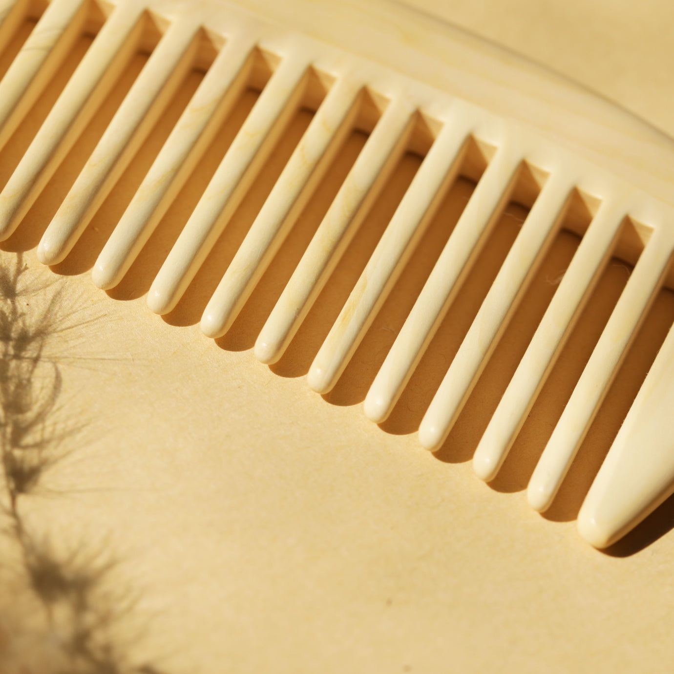 Wooden Wide Tooth Hair Comb