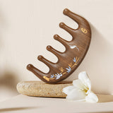 Scalp Massage Wooden Hair Comb  Worry-free