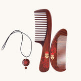 Wedding set Hair Comb Harmonious union forever