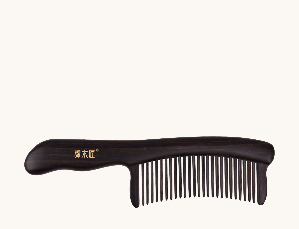 Dolphin Long Handle wooden comb