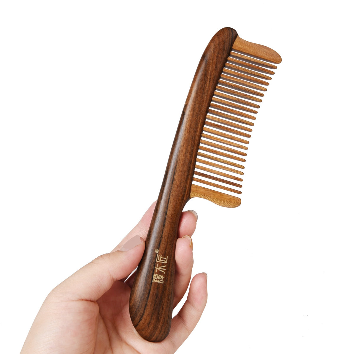 Wooden Handcrafted Hair Artisan Comb - Everlasting Joy