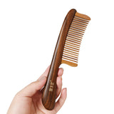 Wooden Handcrafted Hair Artisan Comb - Everlasting Joy