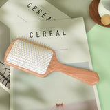 FSC Certified Beech Wood Metal Pin hairbrush