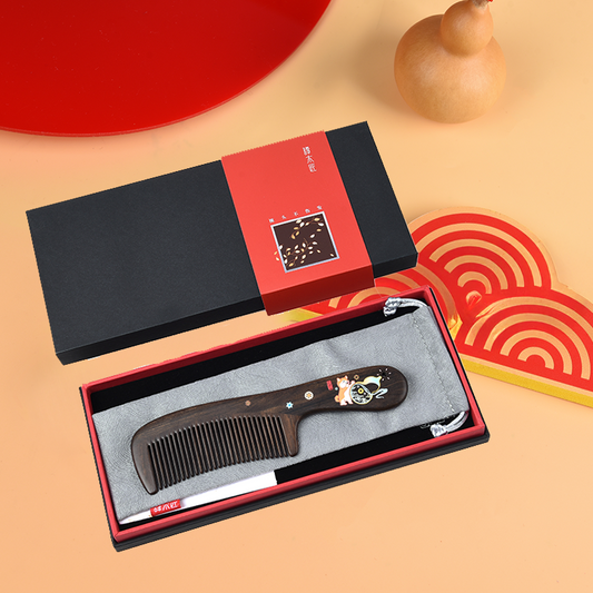 Cute Dog Wood comb