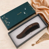 Heritage Blessing | Ebony Fine-Tooth Inlay Comb