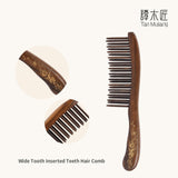 Chacate Preto Tooth-inserted Hair Comb