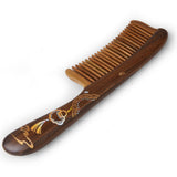 Wooden Handcrafted Hair Artisan Comb - Everlasting Joy