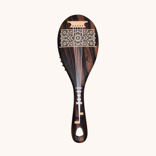 Ebony Lute Hair Brush
