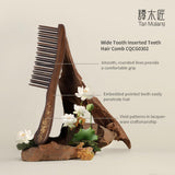 Chacate Preto Tooth-inserted Hair Comb