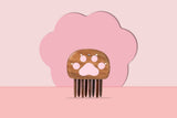 Cat Paw Mini Wooden Comb