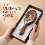 Dreambound Journey | Lacquer Art Craft South American Rosewood Cushion Brush