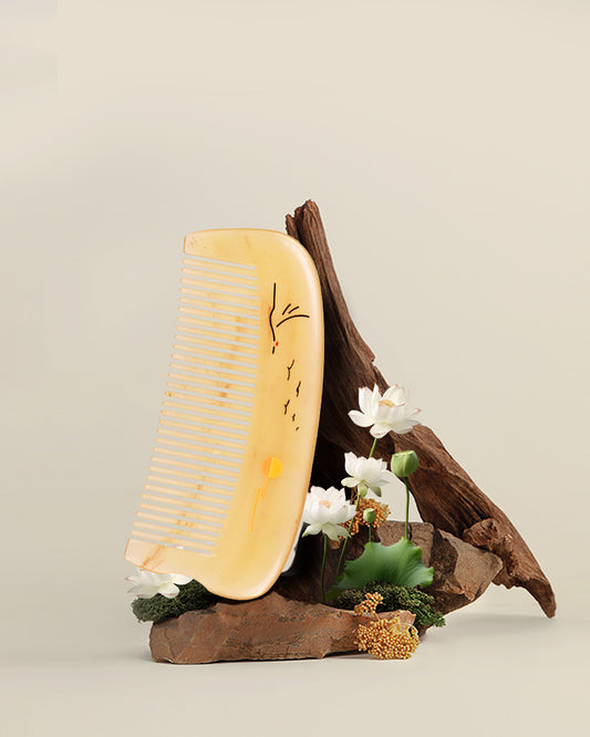 Sheep Horn Comb-Pocket Size