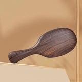 Tooth inserted Wood Hair Brush