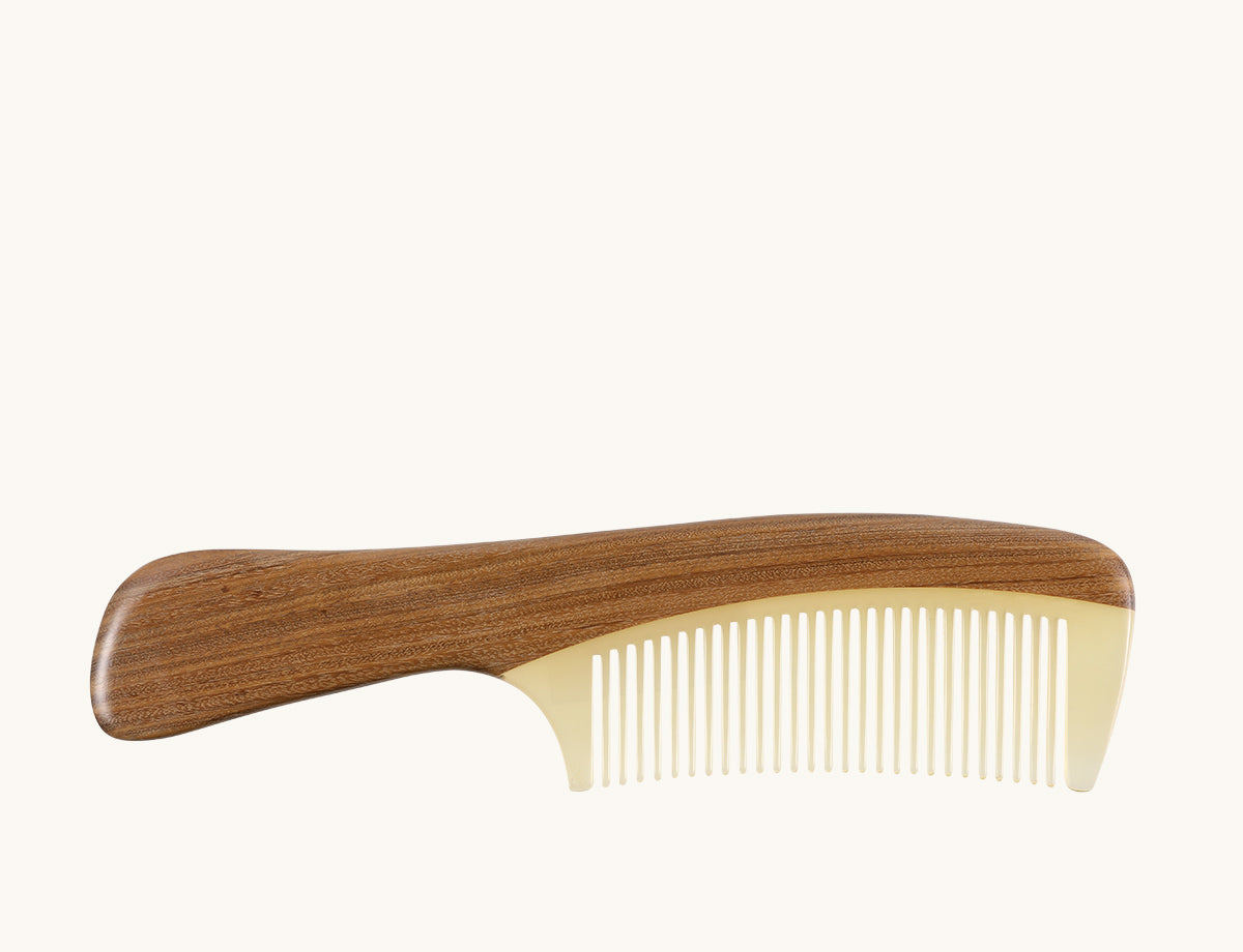 Sheep Horn & Wood Comb