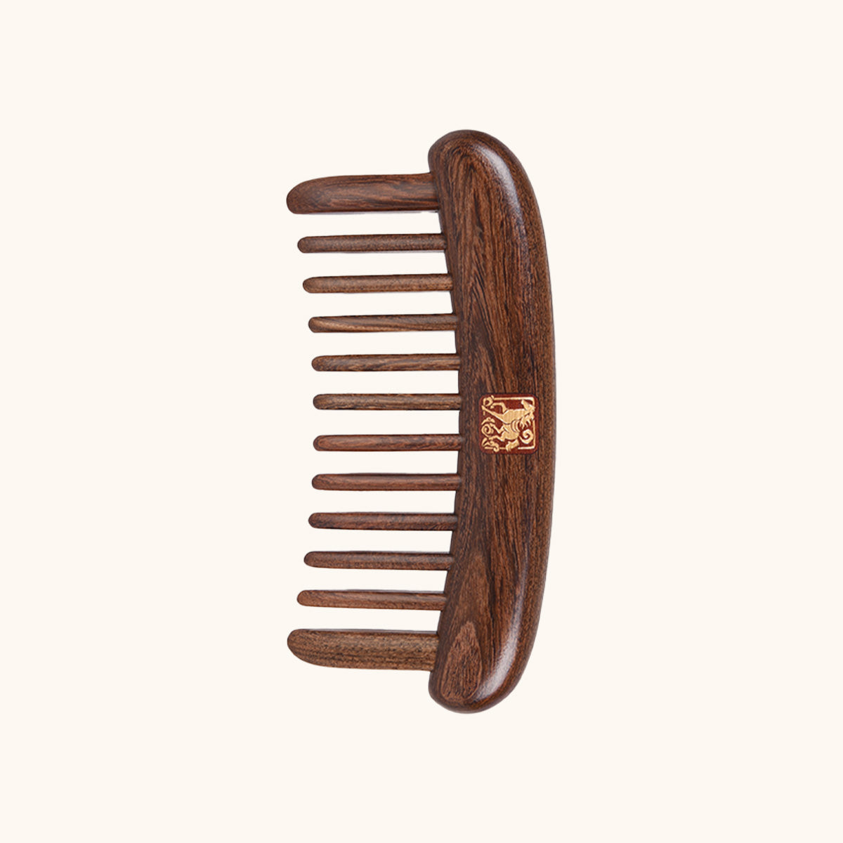 Rising Fortune | Lacquer Art South American Rosewood & Satine Bloodwood Comb