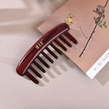 Wide-tooth Rosewood Comb