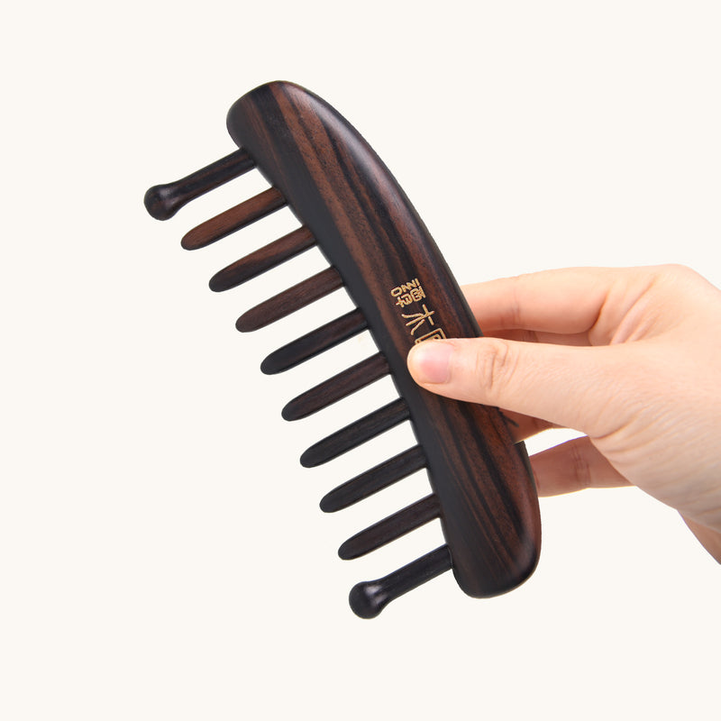 Rosewood massage comb