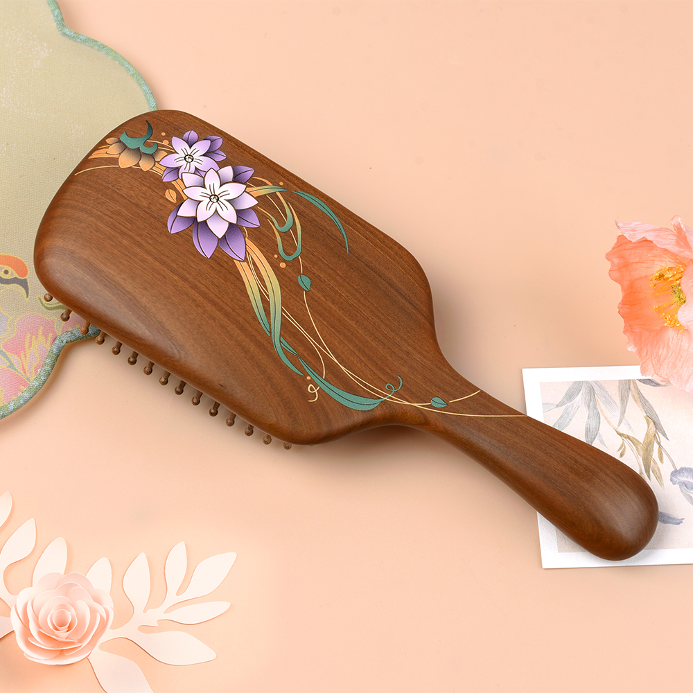 Nameless Flower Hair Brush