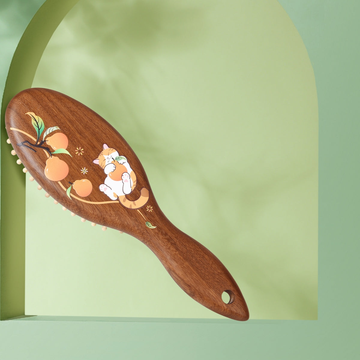 Orange Cat Hair Brush