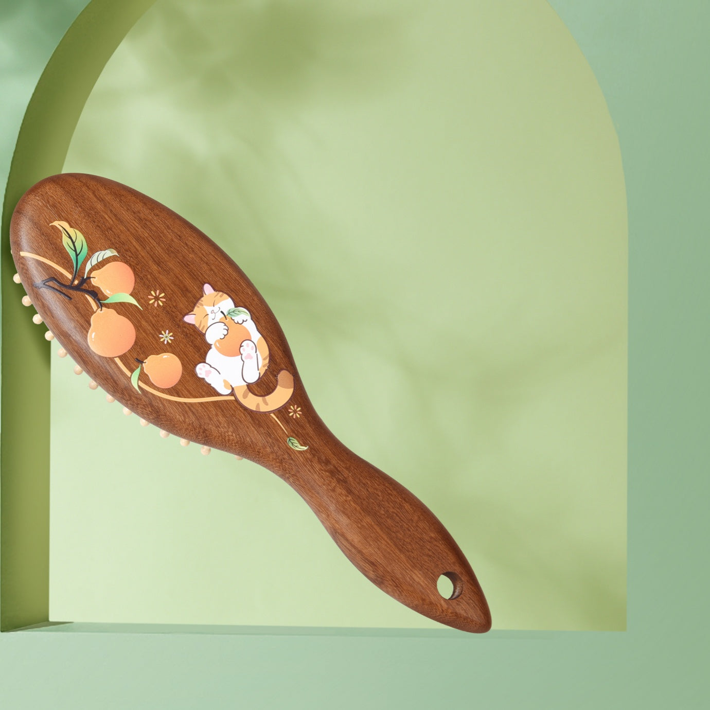 Orange Cat Hair Brush