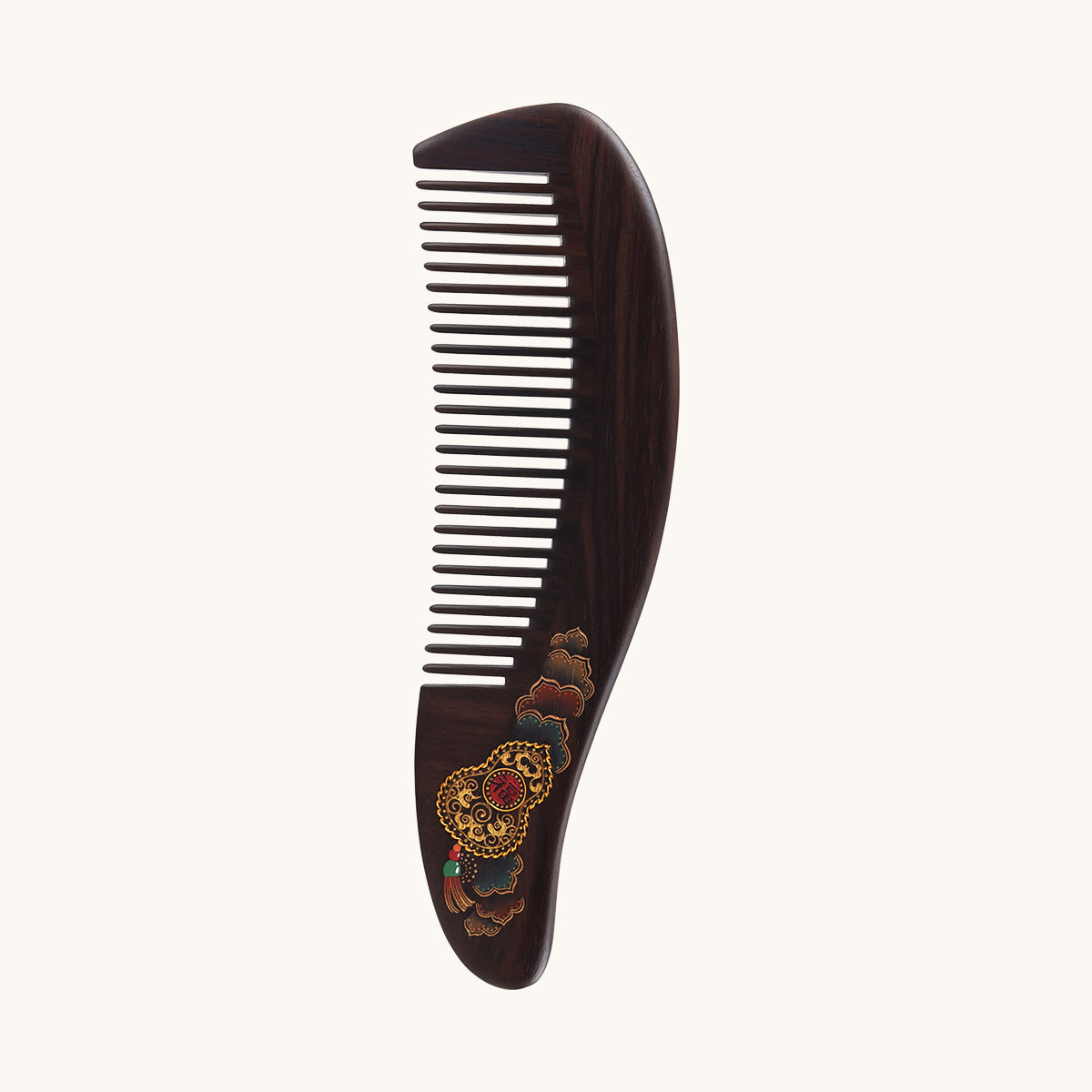 Abundant Blessings | Ebony Filigree Wood Comb