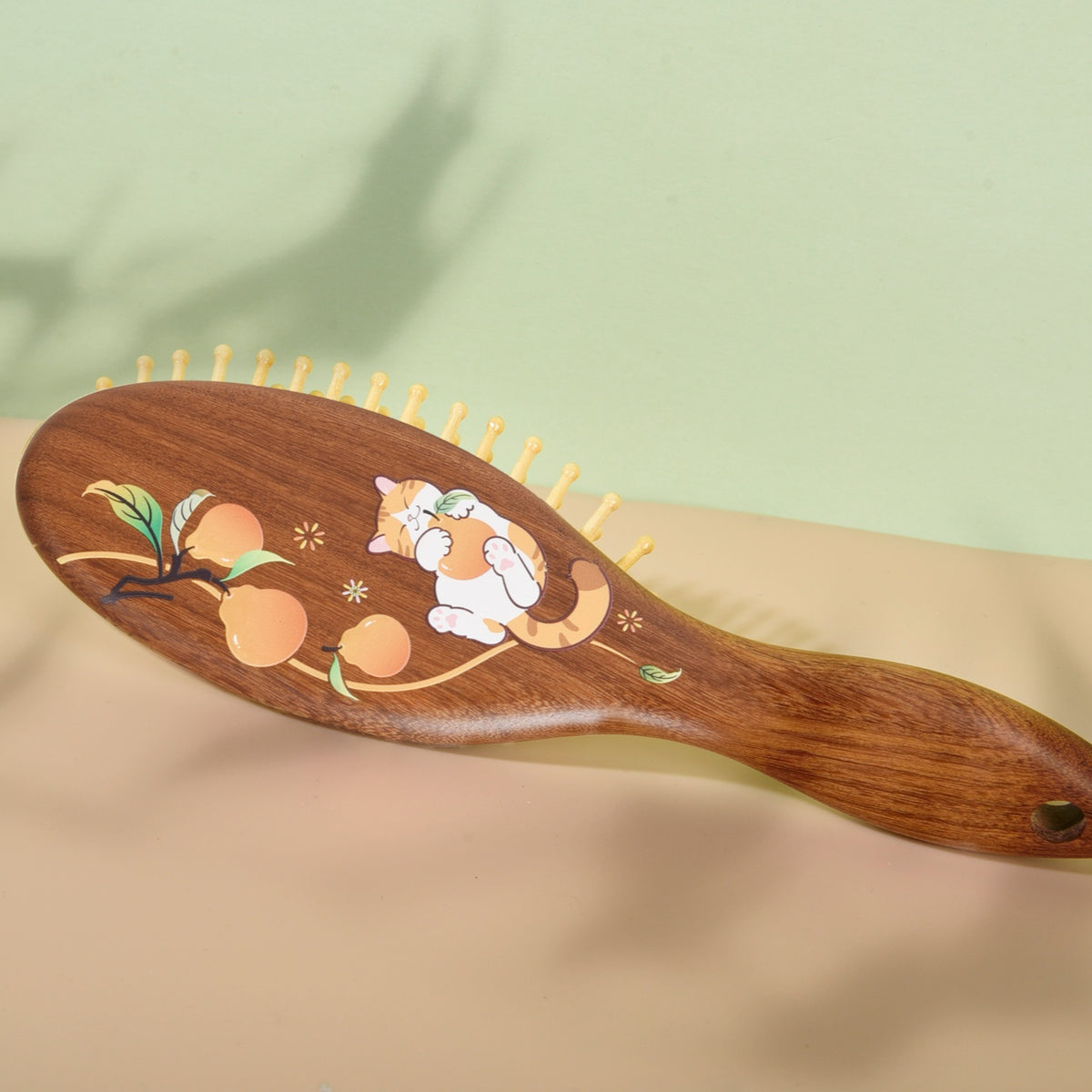 Orange Cat Hair Brush