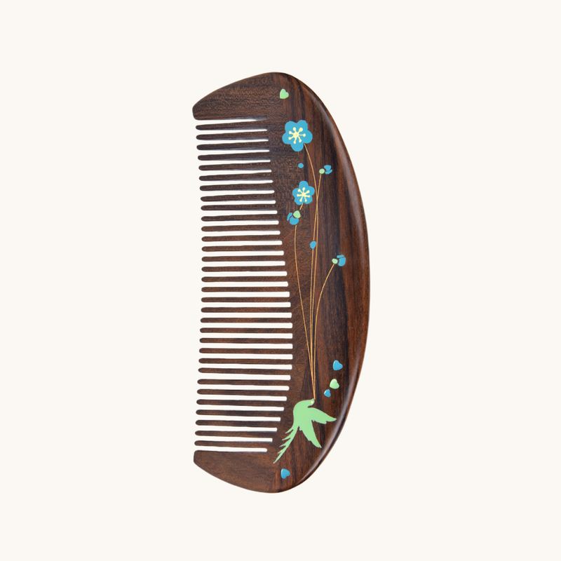Blue Bird Hair Comb