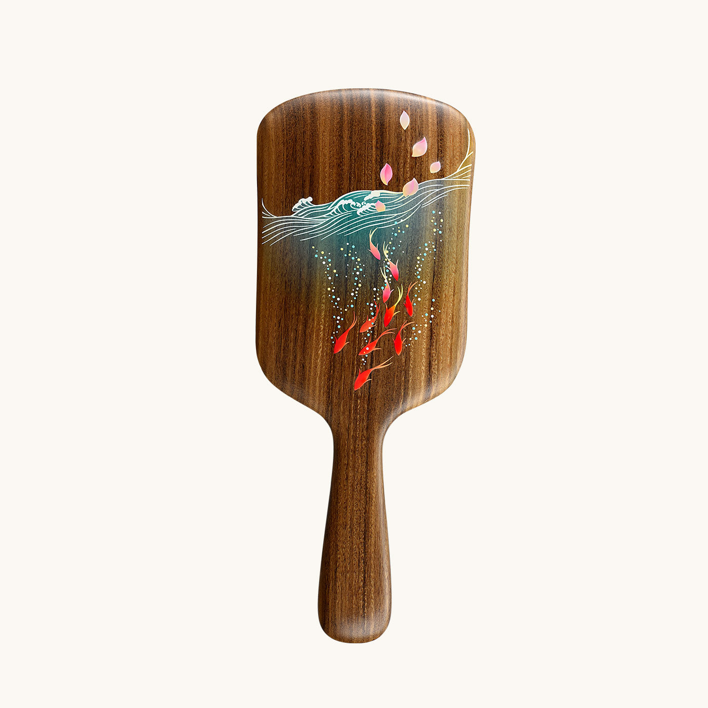 Carp jumping  Paddle hair brush