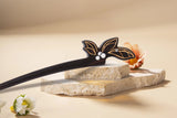 Golden Leaves | Lacquer Art Ebony Hairpin Gift Set