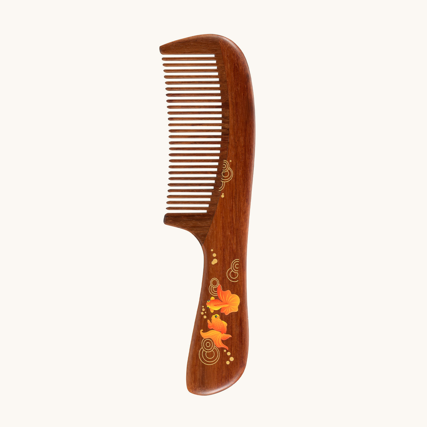 Goldfish Hair Comb – Tan Mujiang