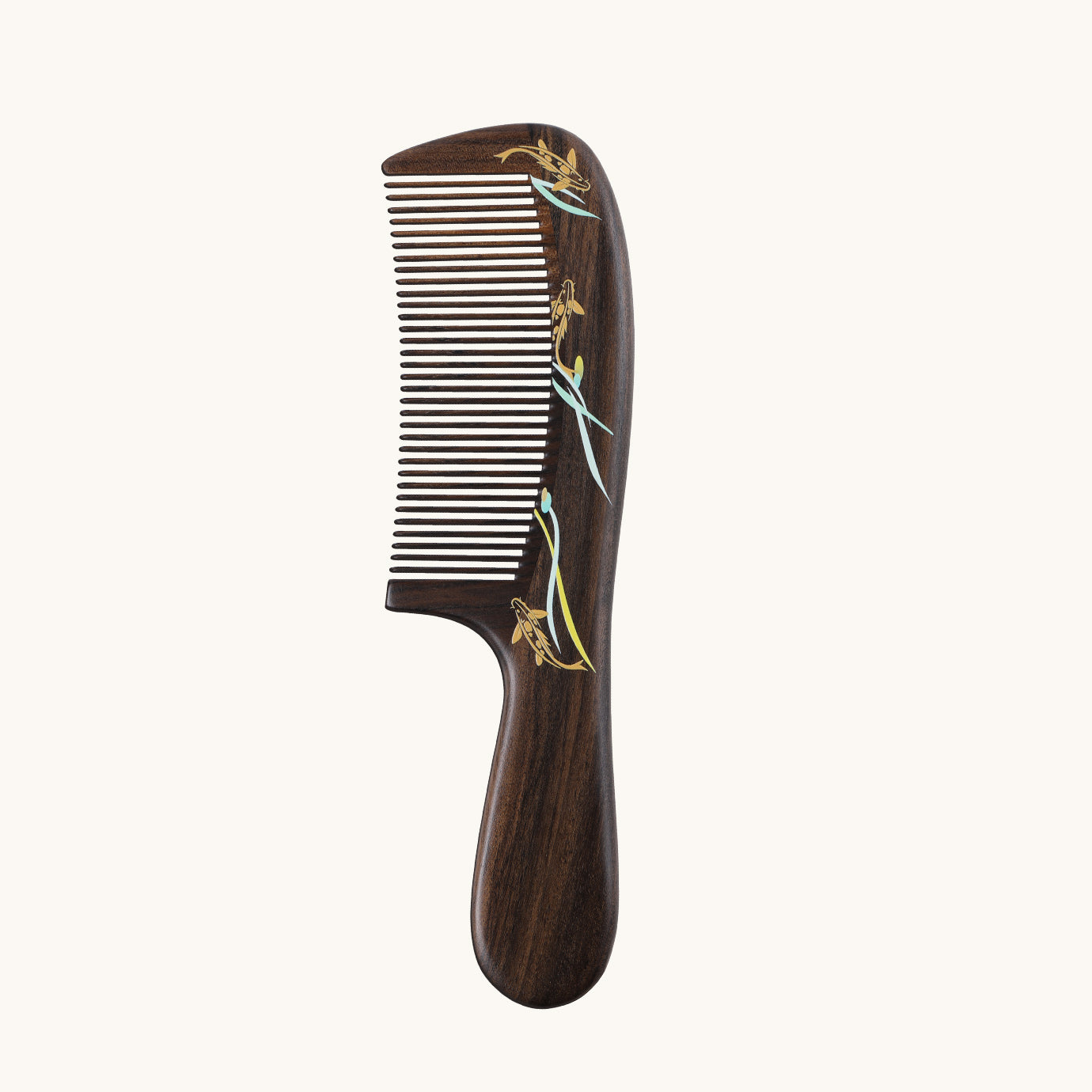 Koi Carp Wooden Comb