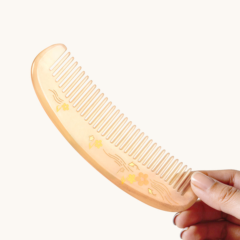 Melodic Grace | Lacquer Art Natural Horn Comb