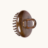 Round Shape Tooth-Inserted Handheld Scalp Massager