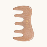 Serene Glow | Natural Beechwood Scalp Massage & Gua Sha Comb