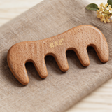 Serene Glow | Natural Beechwood Scalp Massage & Gua Sha Comb
