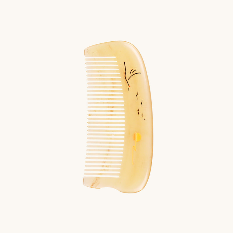 Sheep Horn Comb-Pocket Size