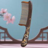 Wooden Handcrafted Hair Artisan Comb ¨C Everlasting Joy