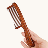 Rosewood Comb Long Handle