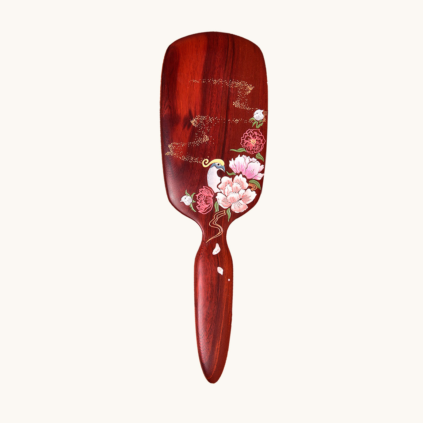 Brosse à cheveux en rosewood précieux (Pavoine d'Argus)