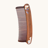 Wooden Hair Comb (A pair of Magpie)