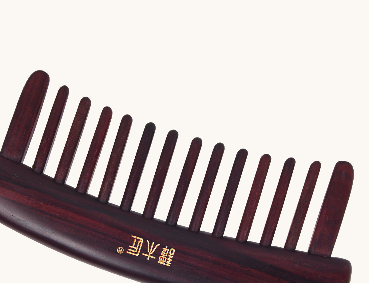 Wide-tooth ROSEWOOD Comb